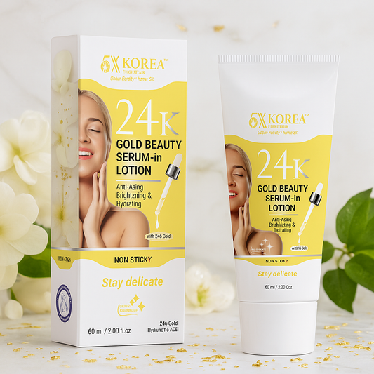 24 K Gold Beauty Serum In Lotion