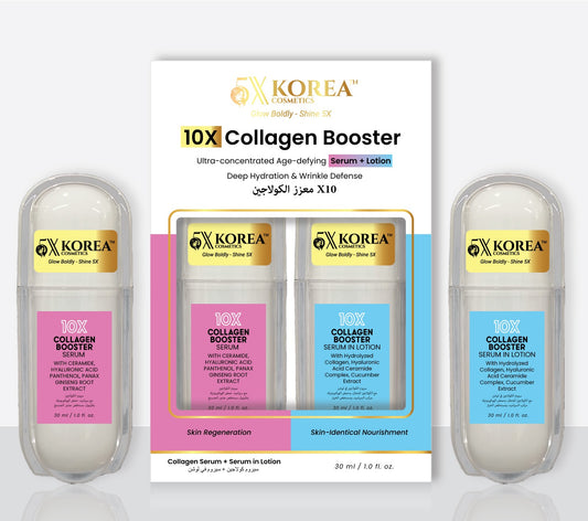 10X Collagen Booster - Serum and Serum in Lotion Set | 5X Korea