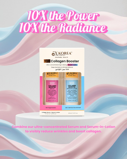 10X Collagen Booster - Serum and Serum in Lotion Set | 5X Korea