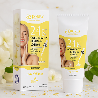 24 K Gold Beauty Serum In Lotion