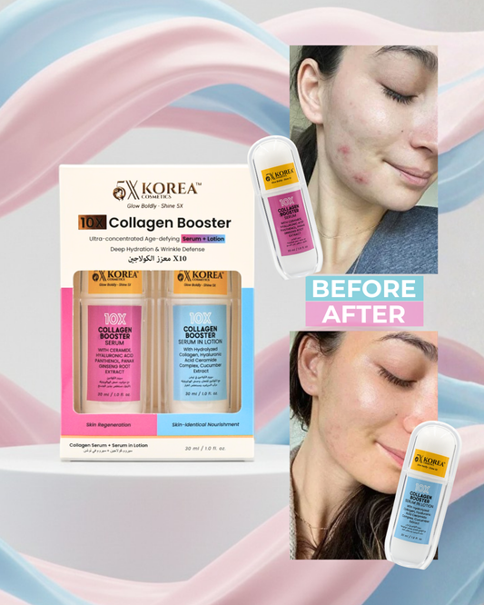 10X Collagen Booster - Serum and Serum in Lotion Set | 5X Korea