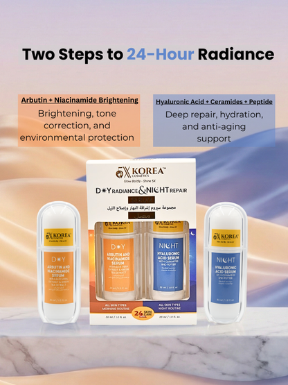Day Radiance & Night Repair Serum Set