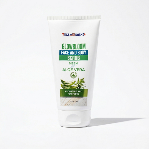 Face and Body Scrub With Neem & Aloe Vera
