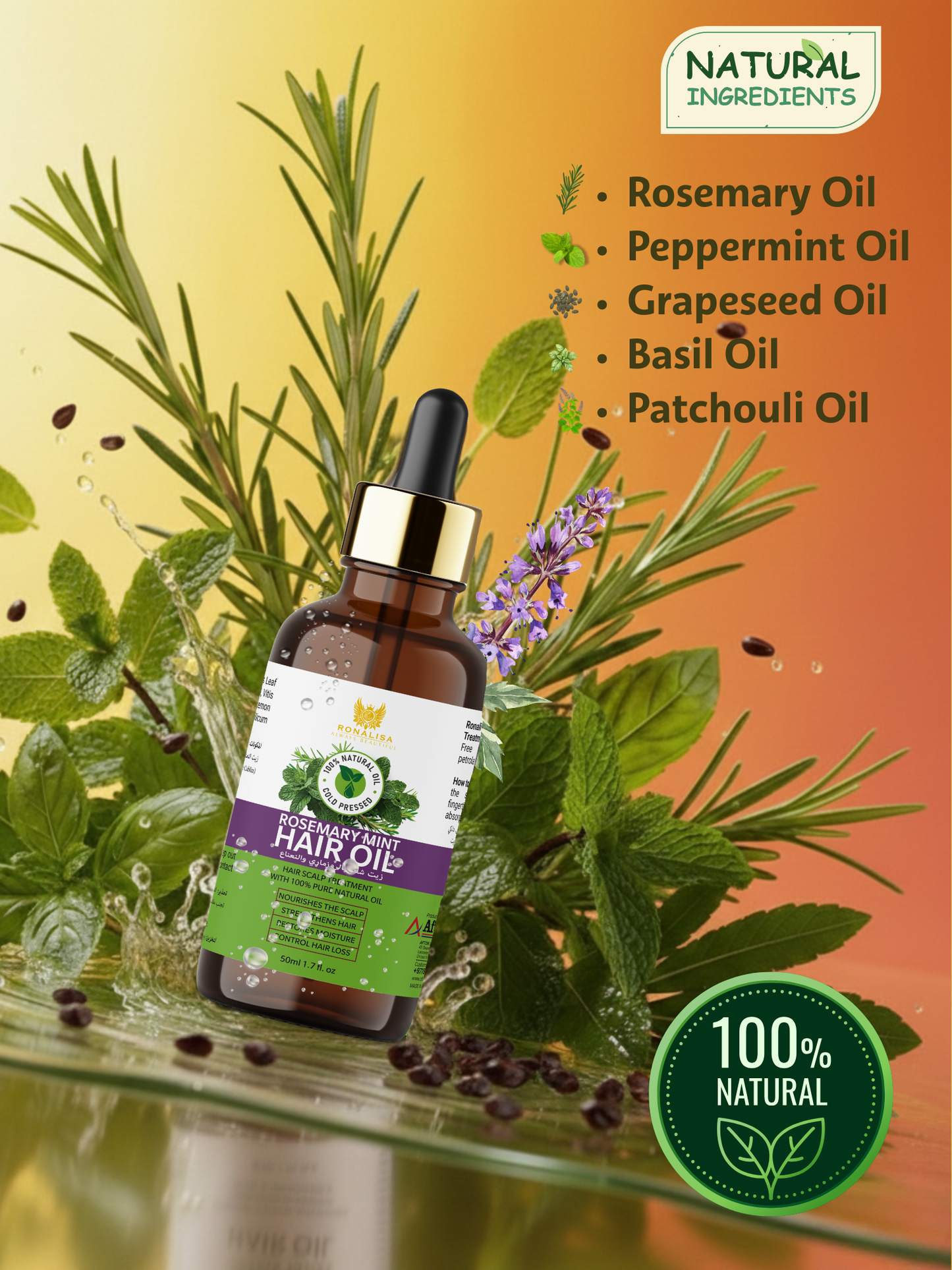 Rosemary Mint Hair Oil